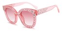 Damskie stylowe retro okulary przeciwsłoneczne J3017 8