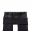 Damskie zimowe elastyczne legginsy - czarne 4