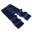 Damskie zimowe elastyczne legginsy - niebieskie 2