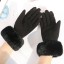 Damskie zimowe rękawiczki lampartowe 2