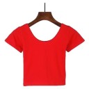 Dámsky basic crop top 8