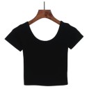 Dámsky basic crop top 6