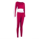Dámsky crop top a tepláky B1005 8