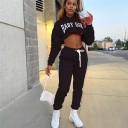 Dámský crop top a tepláky B1136 1