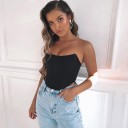 Dámský crop top bez ramínek 5