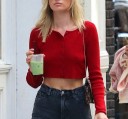 Dámsky crop top na gombíky 1
