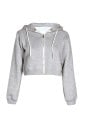 Dámsky crop top s kapucňou J2440 3