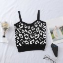 Dámský crop top s leopardím vzorem A1082 3