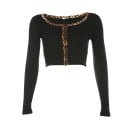 Dámsky crop top s leopardím vzorom 1