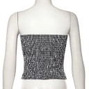 Dámský crop top s mašlí A1245 5