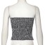 Dámsky crop top s mašľou A1245 5