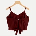 Dámsky crop top s mašľou 3