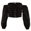 Dámsky crop top s odhalenými ramenami A314 2