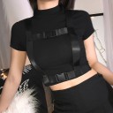 Dámský crop top s popruhy 3