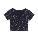 Dámsky crop top s veľkým výstrihom B364 2