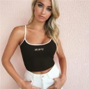 Dámský crop top se špagetovými ramínky 3