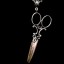 Dámsky dlhý náhrdelník s nožnicami 1