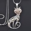 Dámský dlouhý náhrdelník s kočkou 4