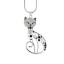 Dámský dlouhý náhrdelník s kočkou 3