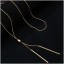 Dámský dlouhý náhrdelník s přívěskem D80 2