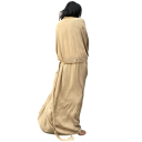 Dámský dlouhý přehoz s páskem a dlouhým rukávem plážové kimono na plavky k bazénu i na letní dovolenou univerzální velikost 8