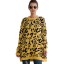 Dámský dlouhý svetr s leopardím vzorem 9