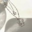 Dámský dvojitý náhrdelník s motýly D520 6