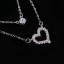 Dámský dvojitý náhrdelník se srdcem 2