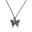 Dámský kamínkový náhrdelník s motýlem 1
