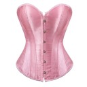 Dámsky korzet bez ramienok Jednofarebný Výstrih do O Zapínanie vpredu Polyester Spandex Elegantný priliehavý top 19