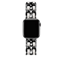 Dámský kovový řemínek pro Apple Watch 42 44 45 46 49 mm kompatibilní se Series 1–9 SE Ultra Ultra 2 Elegantní ocelový náramek 1