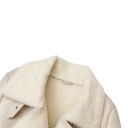 Dámsky koženkový křivák s mäkkým kožúškom vo vnútri na šikmý zips s pásikom v páse a vreckami na zips voľného strihu 17