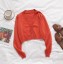 Dámský krátký svetr s knoflíky 7