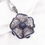 Dámský náhrdelník s modrým květem 3