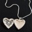 Dámsky náhrdelník s otváracím srdcom 4