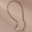 Dámský náhrdelník s perlovým srdcem D294 4