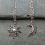 Dámsky náhrdelník slnko a mesiac 1