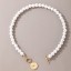 Dámsky perlový náhrdelník s príveskom D174 8