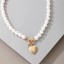 Dámsky perlový náhrdelník s príveskom D174 2