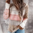 Dámsky pletený sveter s kapucňou G396 4