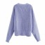 Dámský pletený svetr s knoflíky G423 1