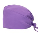 Dámský šátek jednobarevný rychleschnoucí univerzální velikost polyester spandex fialový pro kuchařky kosmetičky zubaře čepice 1