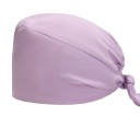 Dámský šátek jednobarevný rychleschnoucí univerzální velikost polyester spandex fialový pro kuchařky kosmetičky zubaře čepice 20