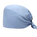 Dámský šátek jednobarevný rychleschnoucí univerzální velikost polyester spandex fialový pro kuchařky kosmetičky zubaře čepice 9