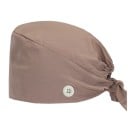 Dámský šátek jednobarevný s knoflíkem rychleschnoucí univerzální velikost polyester spandex fialový pro zdravotnictví práci 5