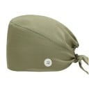 Dámský šátek jednobarevný s knoflíkem rychleschnoucí univerzální velikost polyester spandex fialový pro zdravotnictví práci 12