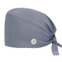 Dámský šátek jednobarevný s knoflíkem rychleschnoucí univerzální velikost polyester spandex fialový pro zdravotnictví práci 21