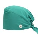 Dámský šátek jednobarevný s knoflíkem rychleschnoucí univerzální velikost polyester spandex fialový pro zdravotnictví práci 7