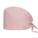 Dámský šátek jednobarevný s knoflíkem rychleschnoucí univerzální velikost polyester spandex fialový pro zdravotnictví práci 11