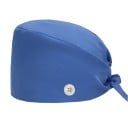 Dámský šátek jednobarevný s knoflíkem rychleschnoucí univerzální velikost polyester spandex fialový pro zdravotnictví práci 10